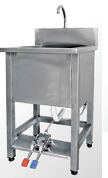 Ayak Kontrollü Tek El Yıkama Lavabosu