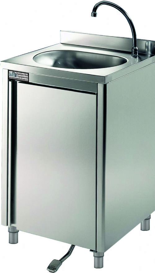 Pedal Kontrollü Tek El Yıkama Lavabosu