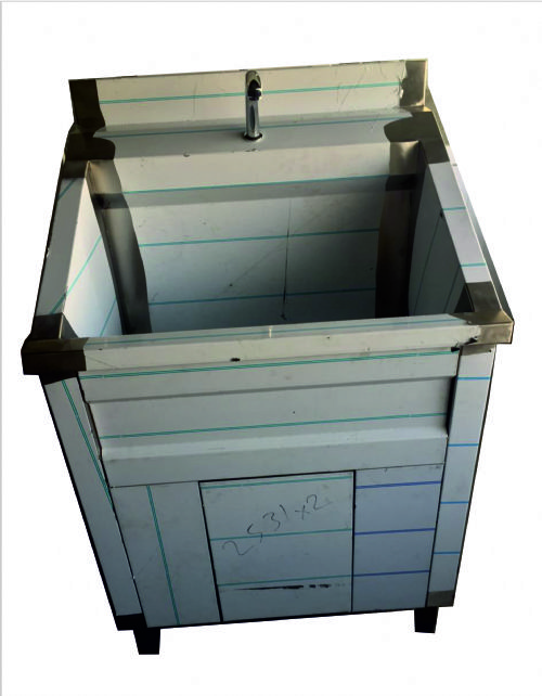 Diz Kumandalı Tek El Yıkama Lavabosu