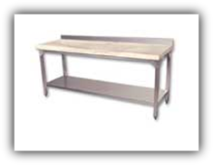 PASLANMAZ ÇELİK MERMERLİ ÇALIŞMA TEZGAHI