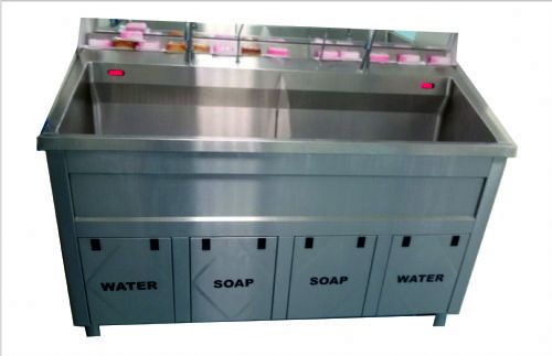 Diz Kumandalı El Yıkama Lavabosu