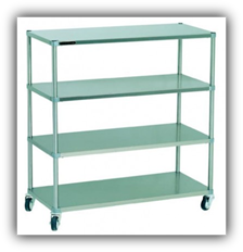 Paslanmaz Çelik Hareketli İstif Rafı