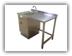 PASLANMAZ ÇELİK EVİYELİ ÇALIŞMA TEZGAHI