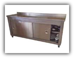 PASLANMAZ ÇELİK DOLAPLI ÇALIŞMA TEZGAHI