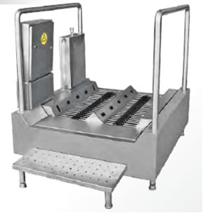 Yatay Taban Ovma Fırçası & Dezenfeksiyon Ünitesi