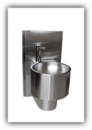 Duvara Monte Dekoratif El Yıkama Evyesi