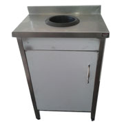 Dolaplı Çöp Sıyırma Tezgahı