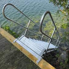 Düz Krom Deniz Merdiveni