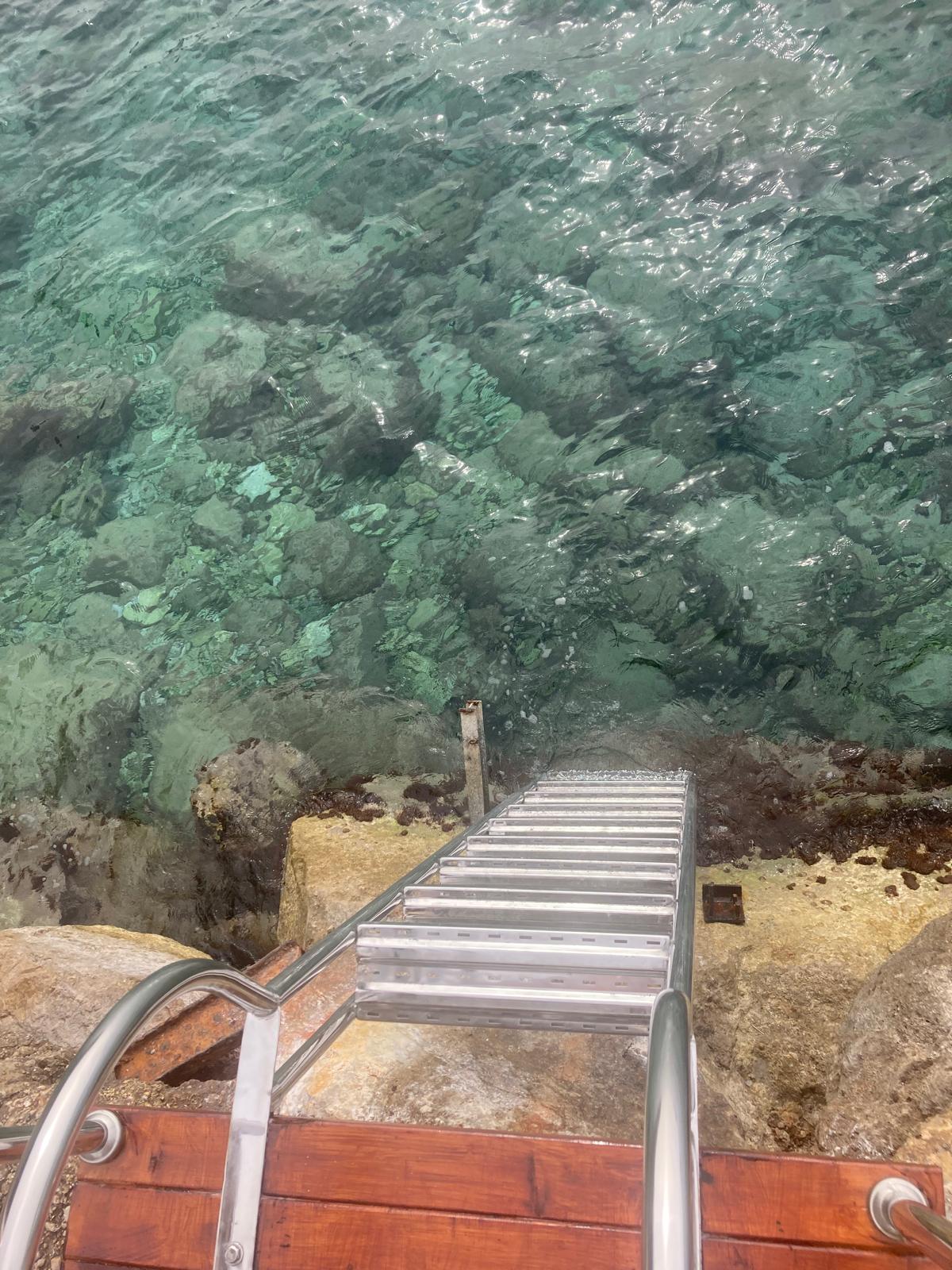 8 Basamaklı Krom Deniz Merdiveni