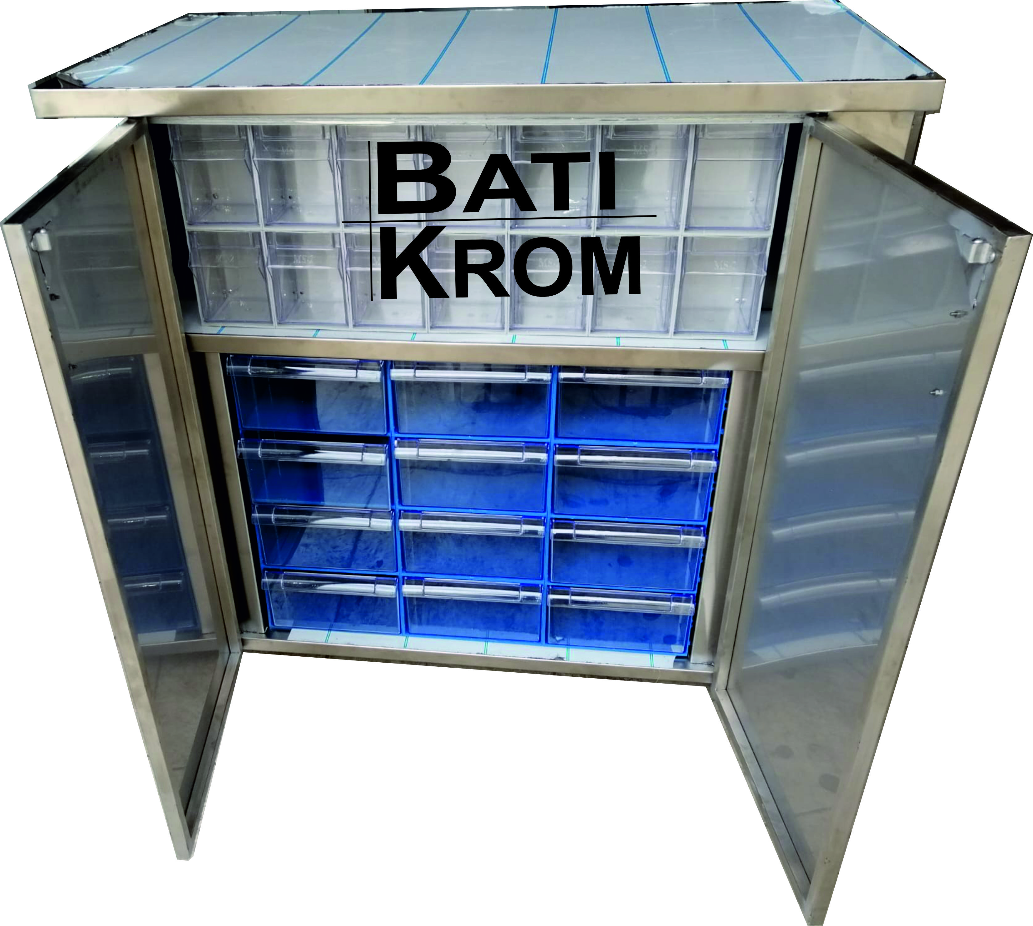 Tekli Krom İlaç Dolabı
